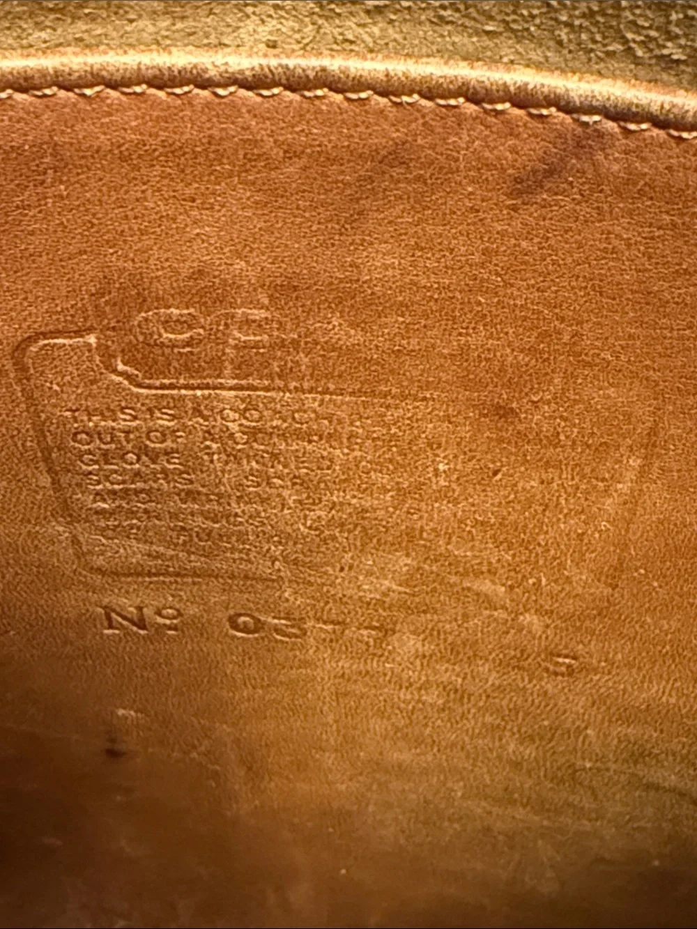 Vintage Coach Station Bag
